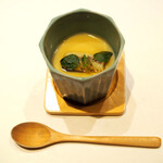 八重洲 鮨 海味 - 鴨と焼きネギの茶碗蒸し