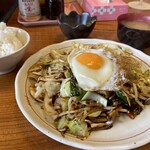 山王夢食堂 - 野菜炒め　豚みそ