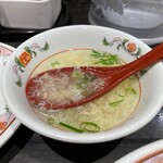 Gyouza No Oushou - 天津飯のスープ