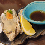 銀寿司 - 大ぶりのぷりぷり牡蠣