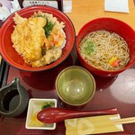 家族亭 - 天丼セット