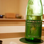 鮨おばな - 三井の寿 純米吟醸 バトナージュ