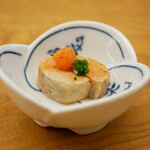 鮨おばな - ◆あん肝 ポン酢漬け
      なんと5日ポン酢に漬けたもの。