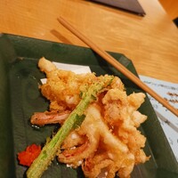対馬のどぐろとイカ活き造り 博多 魚蔵 都ホテル店 - 