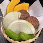 焼肉 牛ごろ - 野菜４種盛合せ