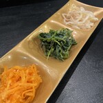 焼肉 牛ごろ - ナムル3種盛合せ