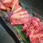 焼肉 牛ごろ - 特選3種盛合せ