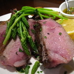 リストランテ ネグラマーロ - 早い者勝ち　スペイン産最高級イベリコ豚『ベジョータ』の骨付きロースグリル フランス産アスパラソバージュ添え