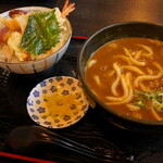 宮路 - 熊野路（カレーうどん＋ミニ天丼）1260円