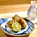 味ひろ - 松茸のフライ　美味しいなぁ♫