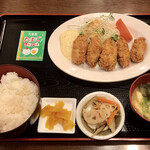 Tonsha - カキフライ定食