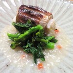 十皿 - カマスの里芋巻き焼き