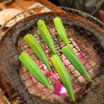 Shichirin Yakiniku Baka To Aho - オクラ