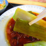 お食事処 河童 - 日替わりワンコインランチ・イノシシ角煮　５００円（税込）イノシシ角煮のアップ【２０２２年１１月】