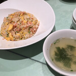 里弄 - 桜海老のチャーハン　スープ付き
