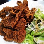 台湾家庭料理 福味香 - レバーの天ぷらです