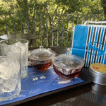 Kamitsubaki - 高嶺のべに茶、こんぺいとう