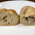 バゲットラビット - フィセルとグラタンバゲット 断面