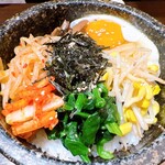 スタミナ焼肉 肉ですみだ - 石焼ビビンバ