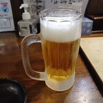 炭火焼肉 やまもと - やっぱり最初はオリオンビール！