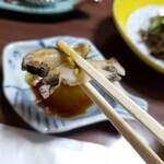 松海荘 - 鮑のお刺身コリコリです〰️‼️