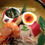 四間道右近 - 前菜五種盛合わせ