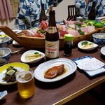 松海荘 - 先ずはビール