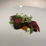 レストラン アレナ - 蝦夷鹿のロースとスペアリブ