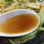 中華料理 三喜 - ラーメンスープ