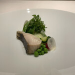 レストラン アレナ - 鰆、フェンネル、ズッキーニ、蔓紫