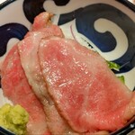 神戸牛らーめん　八坐和 - 神戸ステーキ丼【上】　2022.11.23
