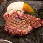 Kagonoya - 九州うめ豚鉄板焼き定食　1650円