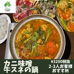 michambetonamuryouri - カニ味噌鍋