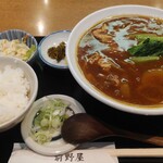 Maenoya - カレー南蛮蕎麦セット