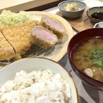 とんかつ 牡丹 - とんかつ定食（税込2500円）