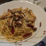 Pasta Sorriso Vita - キノコのペペロンチーノ