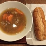 Beef shank soup and bread (BANH MI BO KHO)