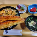 うなぎ和食処 松の家 - カキ蒲うな丼　3500円