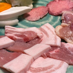 岡崎牧場焼肉店 - 豚、鳥、タン