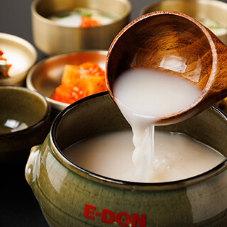 Enjoy fresh homemade “raw makgeolli”! Also great for lunchtime drinking◎