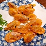 Fried sweet shrimp