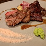 薪火と熟成神戸牛 Vesta - ランチのお肉