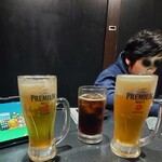 完全個室とかに料理 大門浜松町邸 - まだ全画面で見られると思って乾杯したというｗ