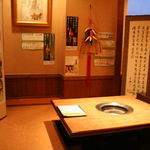 Yakiniku Kayanoie - 個室には様々な装飾をほどこしています。