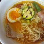 らぁめん まだら - 細麺です。