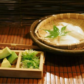 Wasabi homemade colander tofu