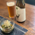 朔 - 前菜と地ビール