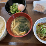 Sukiya - 牛まぜのっけ朝食 ご飯ミニ