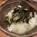 焼鳥 庄ちゃん  - 梅茶漬け　