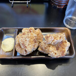 茨城タンメン カミナリ - 唐揚げ380円。これ、300円で食べたい